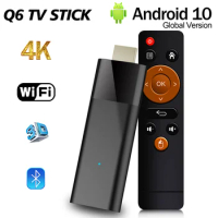New Q6 Mini Smart TV Stick Allwinner H313 Android TV 10 Dual Wifi 4K HDR10 2GB 16GB TV Box 1GB 8GB Media Player Set Top Box