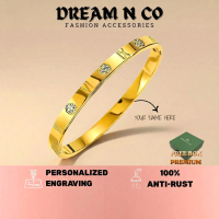 (13-21cm)GT267 Gelang Rantai Tangan Titanium Bangle Gift Wedding Jewellery Gold Silver Bracelets gel