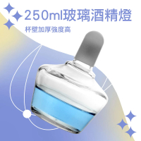 【RYAN】加厚玻璃酒精燈 250ML  2入 實驗室級 玻璃酒精 實驗器材 851-GAF250(消毒火罐 酒精燈 燃燒用組)