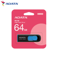 [五入組] 威剛ADATA UV128 64G USB3.2 隨身碟(藍)