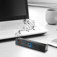 USB 3D Surround Bass Soundbar Bluetooth 5.0 Speaker Wired Computer Speaker Stereo Subwoofer Sound Bar For Laptop PC Theater TV