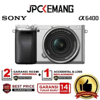 JPC KEMANG Sony Alpha A6400 Kit 16-50mm OSS II Mirrorless Camera Sony A 6400 Kit 16-50 mm Mark 2 GAR