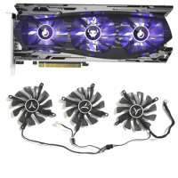 3 FAN Brand new 4PIN 85MM RTX3060 GPU fan suitable for Yeston GeForce RTX 3060 RTX 3060 Ti RX6700XT graphics card cooling