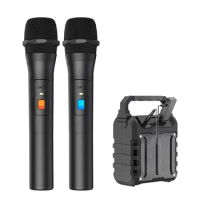 Wireless Microphone System Kits USB Receiver Handheld Karaoke Microphone Home Party Smart TV Speaker Singing Mic