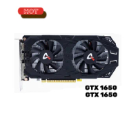AX-Power By INNO3D GEFROCE GTX 1650 X2 D6 4G 128Bit GDDR6 GTX 1650 Graphic Card Video Graphics Cards Gaming GPU NVIDIA