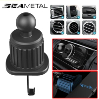 SEAMETAL Universal Car Air Vent Clip Mount 17mm Ball Head Base Spiral Hook for Car Air Outlet Mobile Phone Holder for GPS Stand