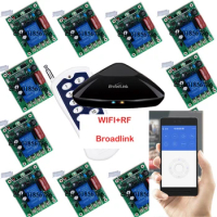 Broadlink RM Pro+12 Receiver,iphone/android WIFI+RF,1 Channel 220V 30A Wireless Remote Control Switch Smart Home System
