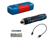 (免運) Bosch 博世 GO 3 第三代電動螺絲起子機｜3.6V 鋰電｜7 段扭力調整｜USB-C 充電｜8 件起子頭套裝｜附延長桿與收納盒 日本正規品代購