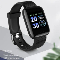 116 PLUS Smart Bracelet Watch Color Screen Heart Rate Blood Pressure Monitoring Track Movement IP65 Waterproof bracelet