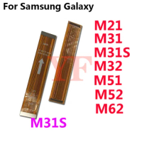 10PCS For Samsung Galaxy M31S M31 M32 M21 M51 Main board Conector USB Charge flex cable