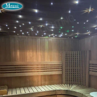 Maykit Multifunctional LED Fiber Optic For Star Ceiling , Sauna, Steam Room With 6 Color Projector 80 Stars Optical Fibre