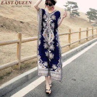 Mexican embroidered dress woman summer beach boho clothing 2018 new arrivals mexican clothing KK1108