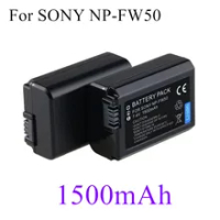 1500mAh NP-FW50 NP FW50 Camera Battery For Sony Alpha A6000 A6500 A6300 A6400 A7 A7II A7RII A7SII A7S A7S2 A7R