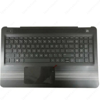 New Backlit For HP Pavilion 15-AU 15-AW Palmrest Cover &amp; Keyboard 856035-001