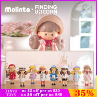 Origina Molinta Vintage Outfit Series Surprise Blind Box Retro Wear Cute Action Figure Collectible Toys Model Girl Birthday Gift