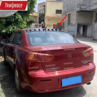 For Mitsubishi Lancer EX 2009-2016 High Quality ABS Unpainted Color Rear Window Roof Spoiler Car Styling
