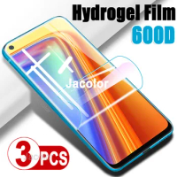 3PCS Hydrogel Film For OPPO Realme 8 Pro 8Pro Water Gel Film HD Clear Safety Film For Realme 7 Realme7 8Pro Not Tempered Glass