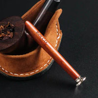 Multifunction Rosewood Pipe Press Tamper For Tobacco Pipe Hollow Smoke Pipe Cleaner Retro Luxury Smoking Accessories