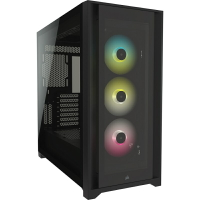 【享最高折300】CORSAIR 海盜船 iCUE 5000X RGB 玻璃透側 ATX機殼/黑CC-9011212-WW/白CC-9011213-WW
