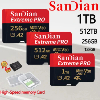 Original Micro TF SD Card High Speed Memory Card 256GB 512GB SD Card Flash TF Card For Phone Table Laptop