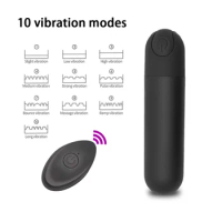 Bullet Vibrator Rechargeable Waterproof Clit Vibrator with 10 Modes Clitoral G Spot Clit Nipple Vibrator Clitoralis Stimulator
