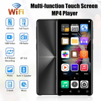 Music Player WIFI MP3 MP4 Player 4-Inch Touch Screen Bluetooth For Android 8.1 With Speaker, FM, E-Book, Recorder, Video Durable