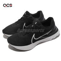 Nike 慢跑鞋 React Infinity Run FK 3 男鞋 黑 白 Flyknit 運動鞋 路跑 DH5392-001