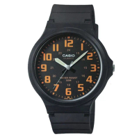 【CASIO 卡西歐】MW-240-4B 極簡色彩大錶面指針錶(學生考試必備 錶徑約4.36公分)