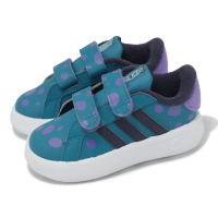 【adidas 愛迪達】x 怪獸電力公司 休閒鞋 Grand Court Sulley CF I 小童 聯名 小朋友 毛怪(IF4057)