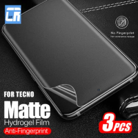 1-3Pcs Matte Hydrogel Film for Tecno Camon 20 Pro 19 18T Premier 17P Frosted Screen Protector for Tecno Spark 8T 9T 10 Not glass