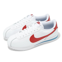 NIKE 耐吉 阿甘鞋 Wmns Cortez 女鞋 白 紅 藍 復古 休閒鞋(DN1791-108)