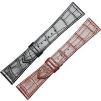 2022 Common Used Genuine Leather Watchband 22mm 26mm Black Brown Soft Calfskin Strap&amp;Pin Clasp Fit For Franck Muller Watch Stock
