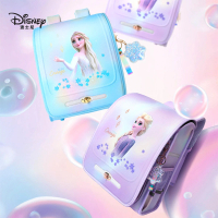 【Disney 迪士尼】冰雪奇緣低年級日式定型漸層兒童護脊書包(平輸品)