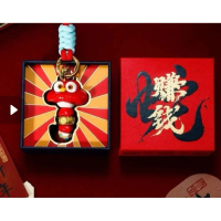 Gantungan Kunci Limit edition Shio Naga Dan Ular Emas Kadar 999