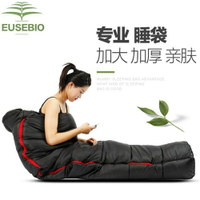 保暖睡袋 EUSEBIO睡袋成人春夏戶外秋冬四季加厚保暖室內隔臟露營雙人睡袋 非凡小鋪