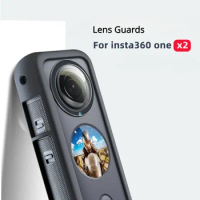 Lens Guards for Insta360 One X2 Accessoroy Lens Protector Cover for Insta360 X2 Anti-Scratch Ultra HD Sticky Protective Guard