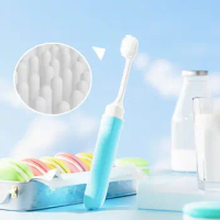 5 Pcs Soft-bristled Folding Toothbrush Tooth Decay Prevention Dental Care Toothbrush Set Reusable Fresh Breath