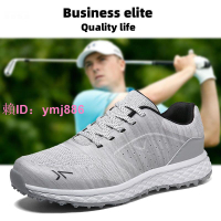 男士高爾夫球鞋男鞋打球專用球鞋夏季休閑運動高爾夫鞋子灰色R081