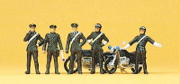 Mini 現貨 Preiser 10175 HO規 摩托車憲兵