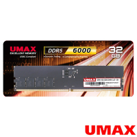 UMAX DDR5 6000 32GB CL30 超頻桌上型記憶體(XMP.EXPO雙參數)
