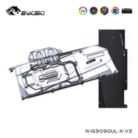 Bykski Watercooler For Colorful iGame Geforce RTX 3090/3080/3080Ti Advanced Card Cooled,Full Cover Water Block, N-IG3090UL-X-V2