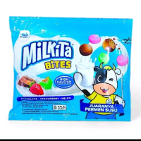(Isi 30pcs) Milkita Bites Permen Susu Renceng