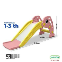 Molion Seluncuran Anak M1104 Motif Lumba Perosotan Plastik HDPE Anti Slip untuk Latihan Keseimbangan