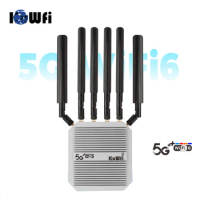 Yun Yi KuWFi 3000Mbps High Speed Port Wireless 5g Cpe Wifi6 Router NSA/SA Metal Case Outdoor 5g Wifi Router With Sim Card Slot
