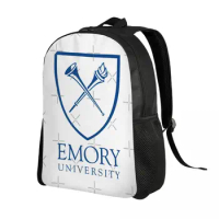 Emory University Backpack Adjustable Shoulder Strap Stylish Lightweight Large Capacity