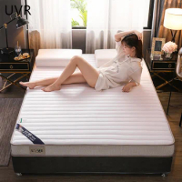 UVR Natural Latex Mattress High Rebound Memory Foam Filling Foldable Single Tatami Hotel Bedroom Double Mattress Full Size