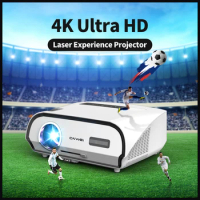EUG Full HD 1080P Projector for Outdoor Dual WiFi LED 2K 4K Video Movie Smart Projector PK DLP Laser Home Theater Cinema Beamer