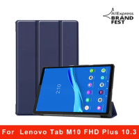 For Lenovo Tab M10 FHD Plus 10.3 Case Magnetic PU Leather Protective Shell For Lenovo M10 Plus tb x606x tb x60f SMART Cover