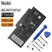 Nobi 58Wh F7HVR 062VNH T2T3J Laptop Battery for DELL Inspiron 15 7537 17 7746 15 5545 17 7737 17HD-2528T 15HD-2628T 15HD-1828T