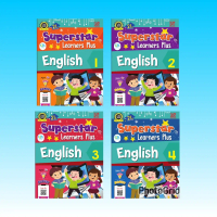 Superstar Learner Plus English Book 1 - 4 ( Ages 4 & 5 + ) Soft Cover